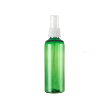 5vnt 60ml Daugkartiniai žalios spalvos plastikinis buteliukas su baltu siurblys purkštuvas Plastikinius Nešiojamų Purškimo Kvepalų Buteliuko
