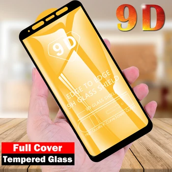 9D Visiškai Padengti Grūdinto Stiklo Samsung Galaxy J8 J6 J4 Plius A6 A7 A8 A9 Pro 2018 Screen Protector Apsauginės Plėvelės Stiklo
