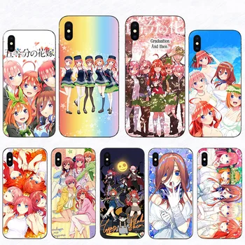 Anime Esmingiausia Quintuplets Telefono dėklas Skirtas Iphone XS 12 11 Pro Max X XR 10 6 7 8 6S Plus SE Shell 13 Mini 5 Hard Cover