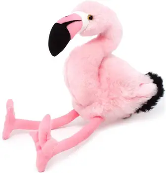 aukštos kokybės pliušas realiame gyvenime Flamingo žaislų rožinės spalvos minkštos Flamingo lėlės dovana