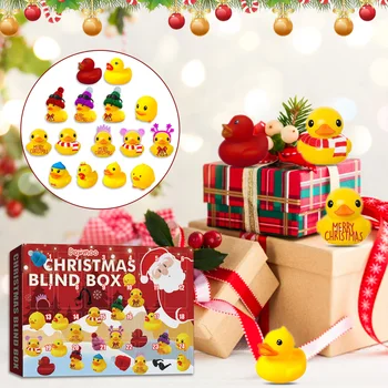 Kalėdų Žaislas Aklas Lauke Kūrybos Kalėdos Gumos Ančių Priedai Atvejais Išskirtinį Kalėdų Kalendoriaus Pateikti Dėžutės Naujųjų Metų Dovana