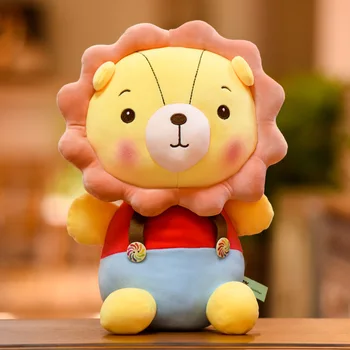 Kawaii Saulėgrąžų Liūtas Pliušiniai Žaislai Animacinių Filmų Gyvūnų Įdaryti Lėlės Sofa Mielas Pagalvė Pagalvėlės Kūdikio Gimtadienio Dovanos Mėgėjams Pristato