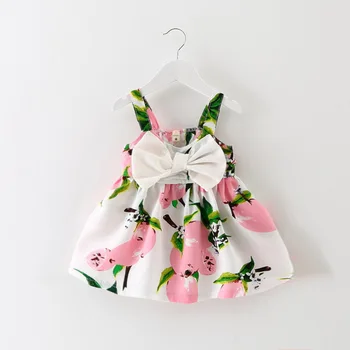 Kūdikių mergaičių vasaros vestuvių suknelės naujagimiui mados medvilnės princesė šalis suknelė bebe merginos bamblys gimtadienius drabužiai
