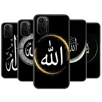 Musulmonų Islamo Citatos Telefoną Atveju xiaomi redmi POCO F1 F2 F3 X3 Pro M3 9C 10T Lite NFC Juoda Padengti Silikono Atgal Prett 10 mi