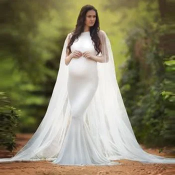 Naujas Šifono Motinystės Suknelė už Nuotrauką Šaudyti Seksualus Maxi Nėštumo Suknelė Fotografijos Rekvizitai Motinystės Suknelė Nuotraukų Fotografavimo Moterims