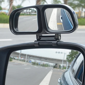 NAUJOS Blind Spot Aikštėje Veidrodis Auto Plataus Kampo Pusės Galinio vaizdo Veidrodėlis Automobilyje du kartus Išgaubtas Veidrodis Universalus automobilių Stovėjimo aikštelė Kairės +Right