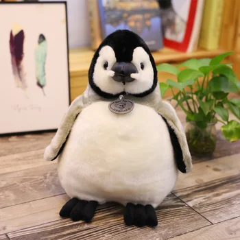 Populiarus Akvariumas Gyvūnų 18cm Kawaii Pora Pingvinas Pliušinis Lėlės Vaikams, Dovana, Namų Dekoro Kūrybos Hugging Pingvinas Kimštiniai Žaislai
