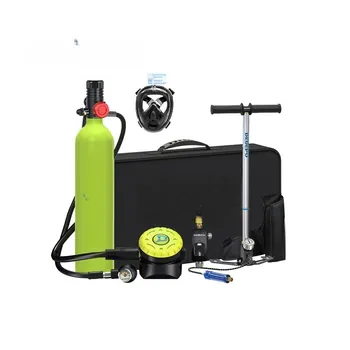 Povandeninis respiratorius nešiojamų po vandeniu prekių vandeniui kaukė 1L deguonies baliono įrenginys