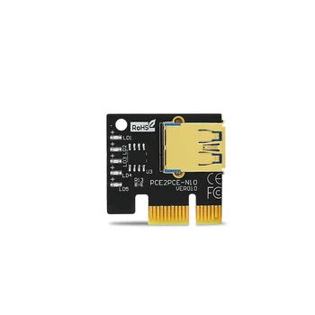 R2LB 009 PLIUS Usb3.0 Adapterio plokštę PCI-E 1X iki 16X Extender Adapterio plokštę PCI-E vaizdo plokštė prailginimo Laido Adapteris