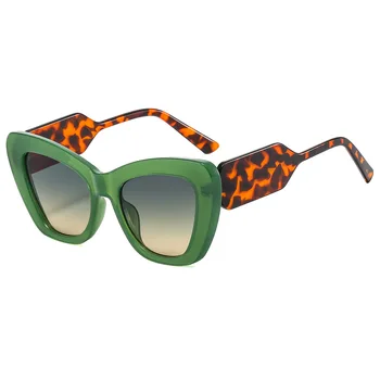 Sunglasse Naujas Mados Cat Eye Akiniai nuo saulės Moterims Derliaus Atspalvių Dizaineris Prabanga Saulės Akiniai Rėmeliai UV400 Negabaritinių Akiniai Oculos